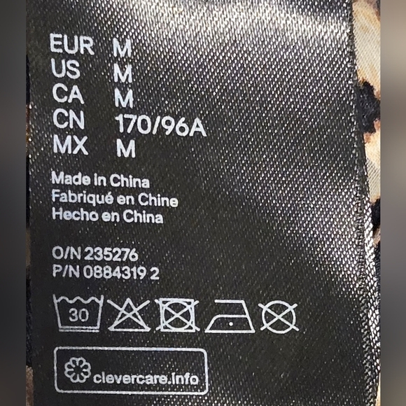 NWOT H & M Leopard Print Top - Picture 7 of 10